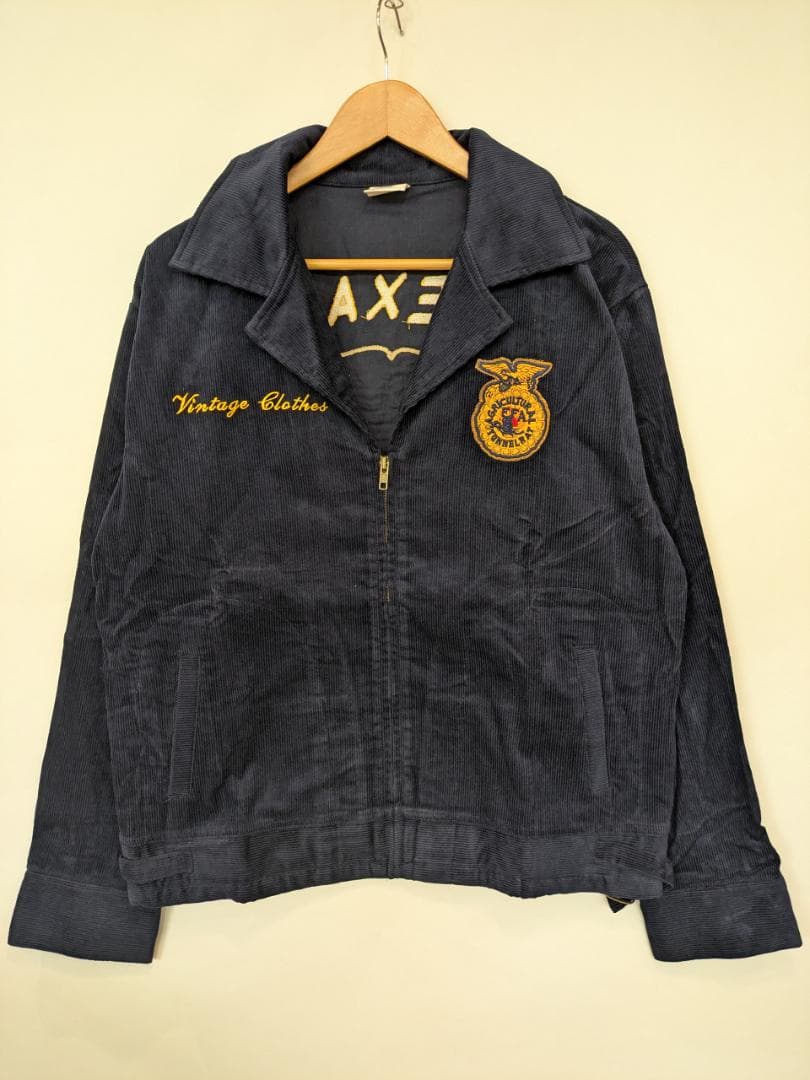 復刻】FFA コーデュロイジャケット NAVY○XXL（商品番号51058）