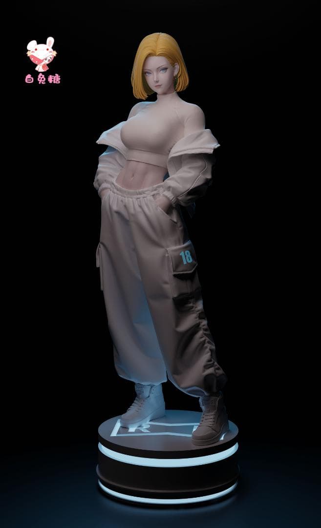 ドラゴンボール 人造人間18号 ガレージキット フィギュア 1/6スケール