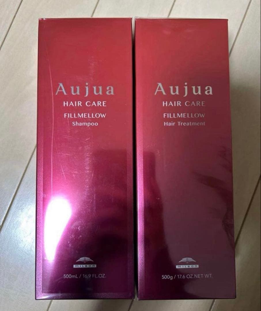 Aujua シャンプートリートメントセット　フィルメロウ　500ml ミルボン オージュア フィルメロウ シャンプー 500ml milbon aujua LSC
