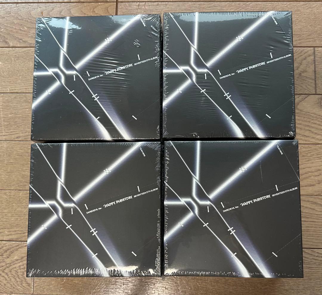 seventeen happy burstday DAREDEVIL 盤 Amazon.com: SEVENTEEN Happy Burstday [Daredevil Ver.] 5th Album