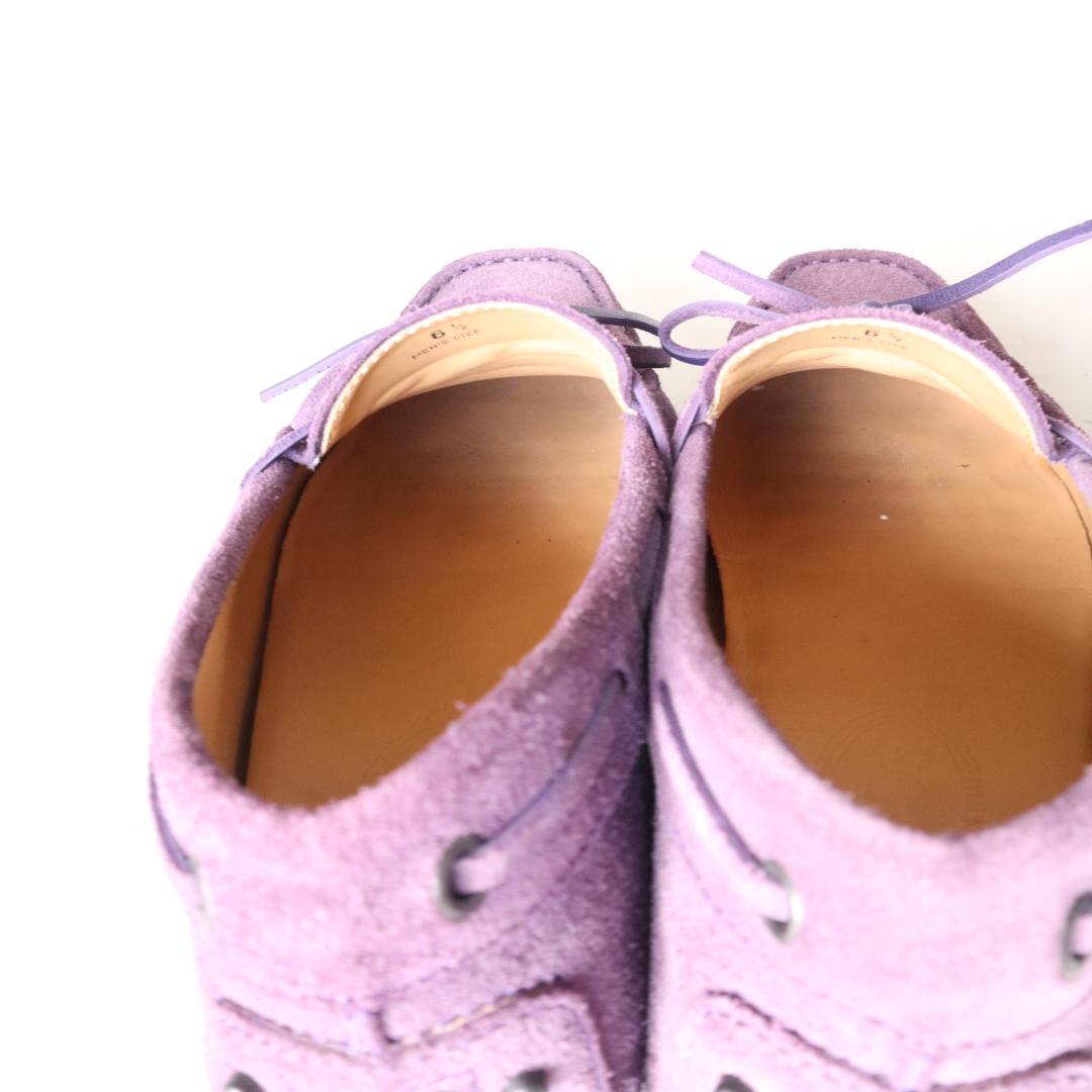 美品トッズ　ドライビングシューズ　ゴンミーニ　紫　パープル　6.5 25.5cm