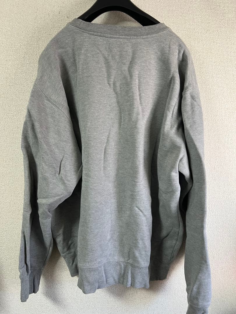 STUSSY グレー トレーナー Lサイズ