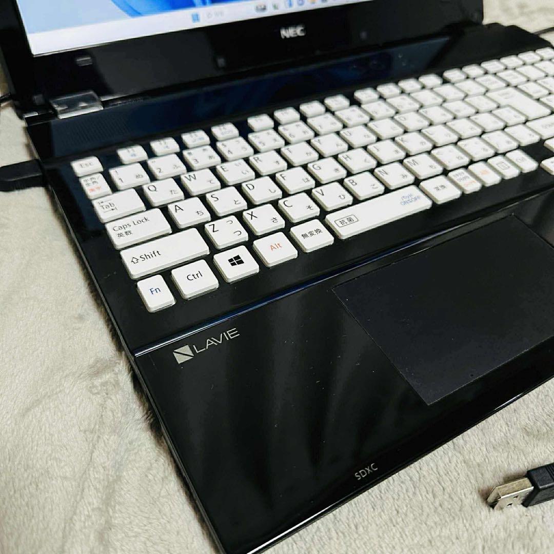 S162 NECノートパソコン WEBカメラSSD第7世代Win11オフィス付き - メルカリ