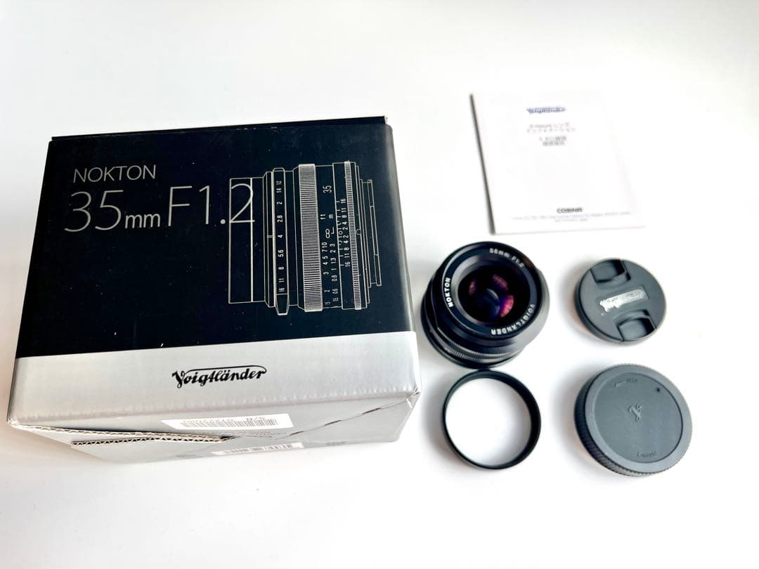 フォクトレンダー NOKTON X-mount 35mm F1.2 Fuji Voigtlander X mount 35mm F1.2 Nokton Compatible with Fujifilm X