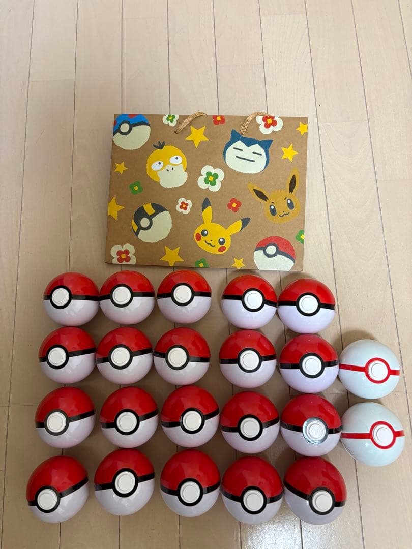 ポケパークカントー ピンバッジ 未開封20個 プレミアボール2個付き