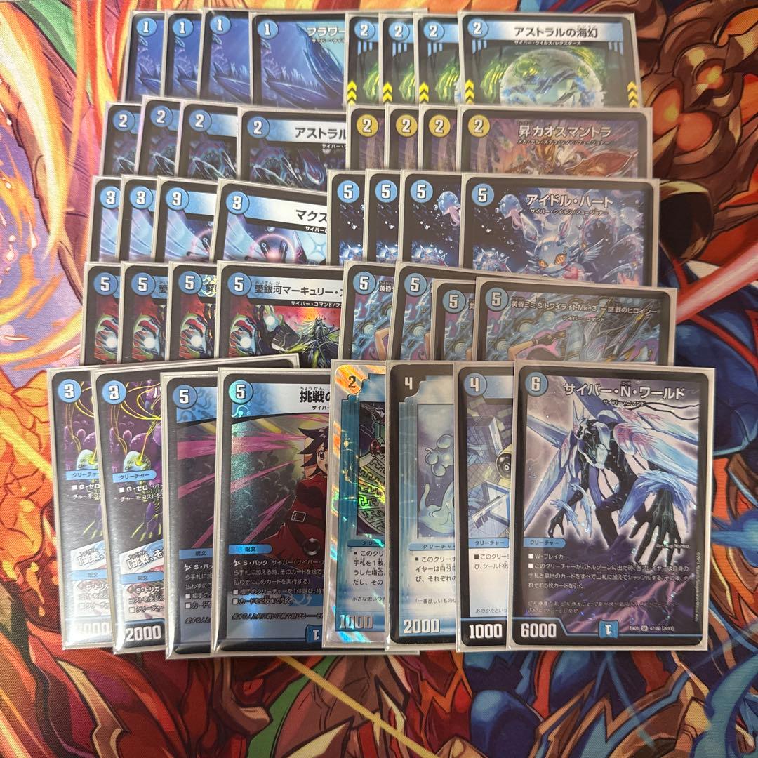 a*o様 青単サイバー　デッキ 青単サイバーの教科書｜nagahami