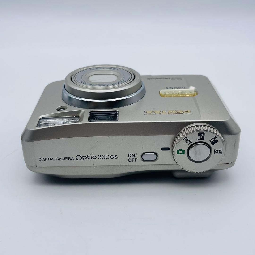 動作確認済み】PENTAX OPTIO 330GS デジタルカメラ 単三電池