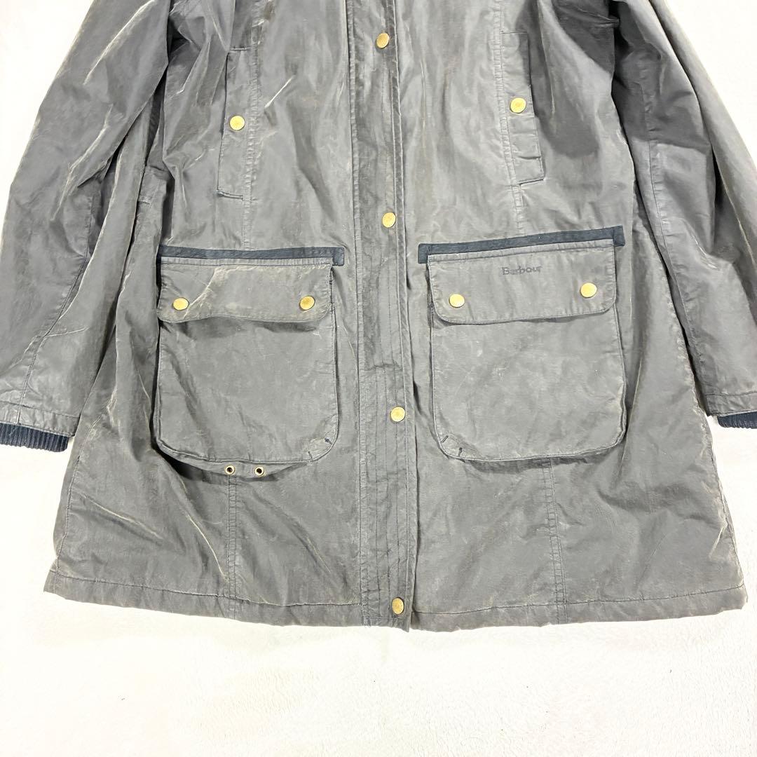 か*ん様 90s英国製 バブアー ビデイル オイルドジャケット ファー