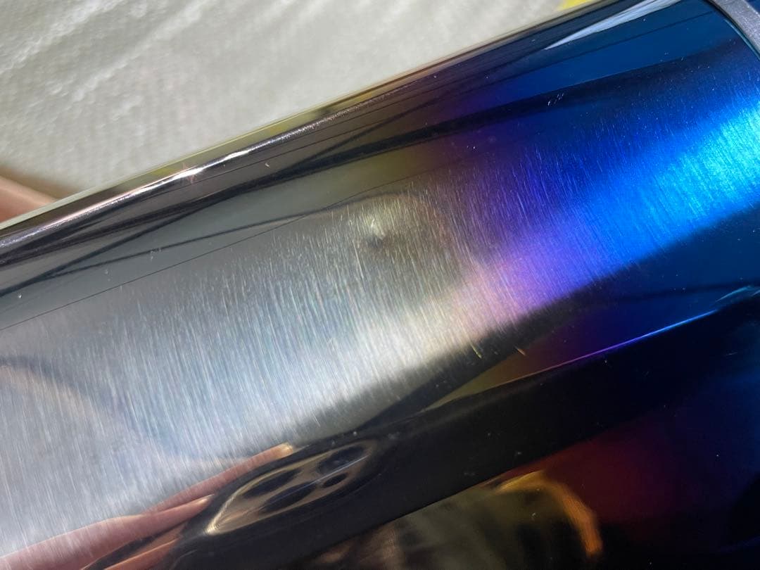 スリップオン チタン焼きカラーマフラーサイレンサー CB400SF NC42用