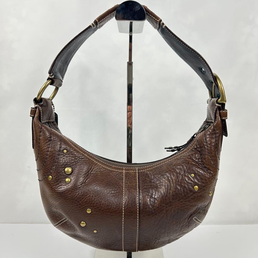 Coach Mia Studded Hobo Shoulder Bag - メルカリ