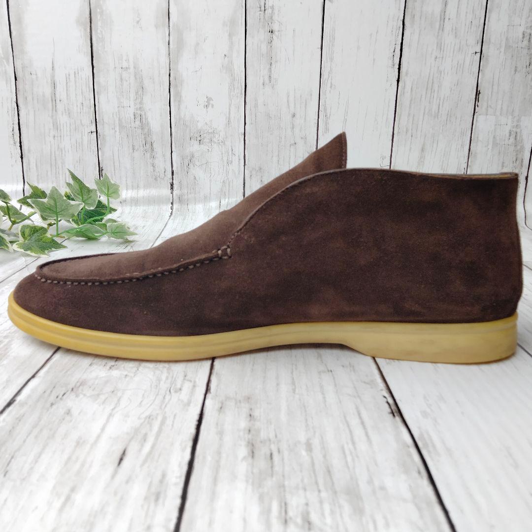 ロロピアーナ【希少】スウェードレザーシューズ　28.5cm　スリッポン　モカシン