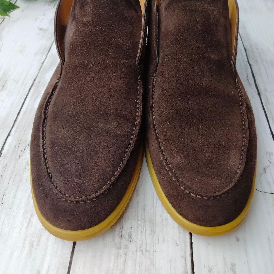 ロロピアーナ【希少】スウェードレザーシューズ　28.5cm　スリッポン　モカシン