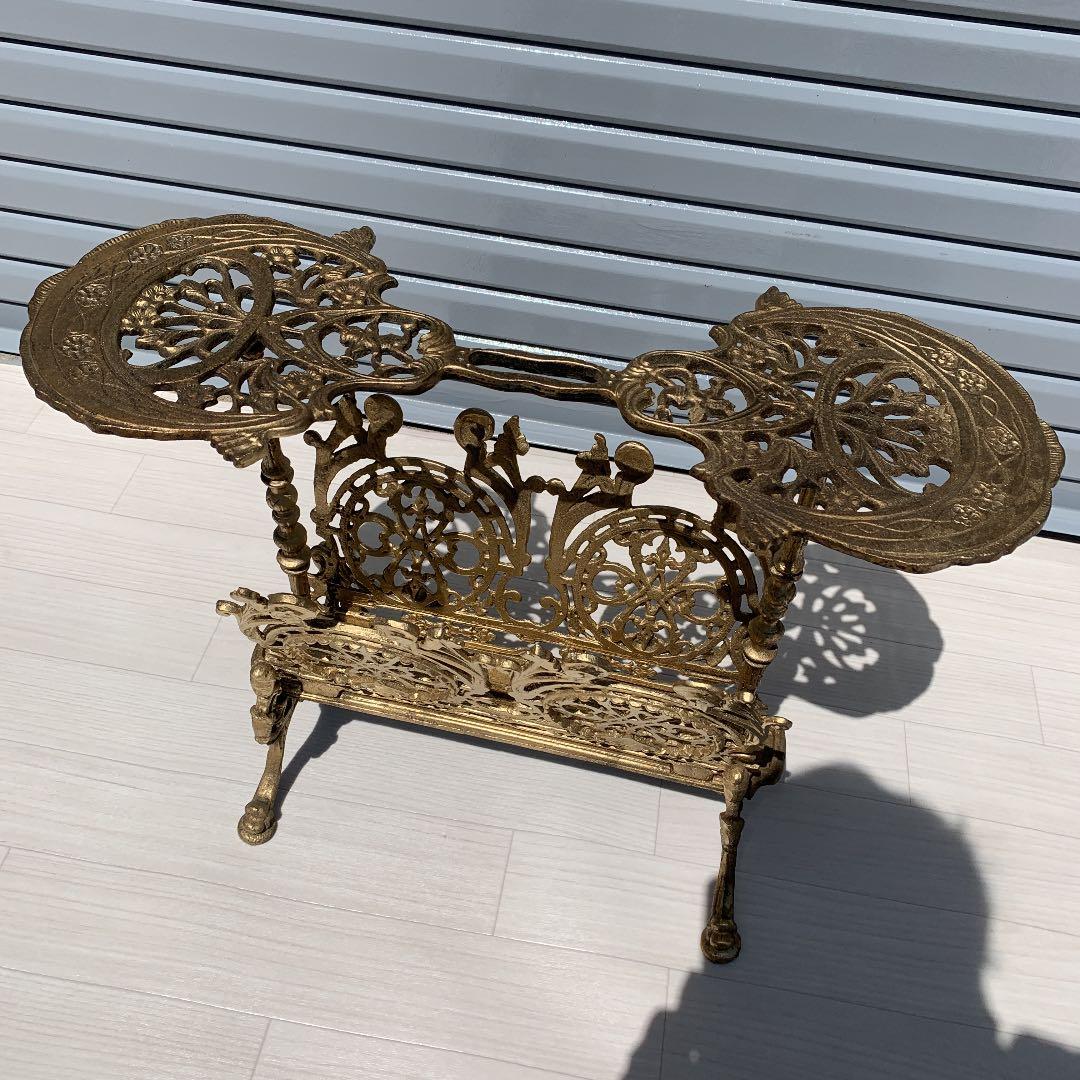 イタリア製 マガジンラック アンティーク調 - メルカリ