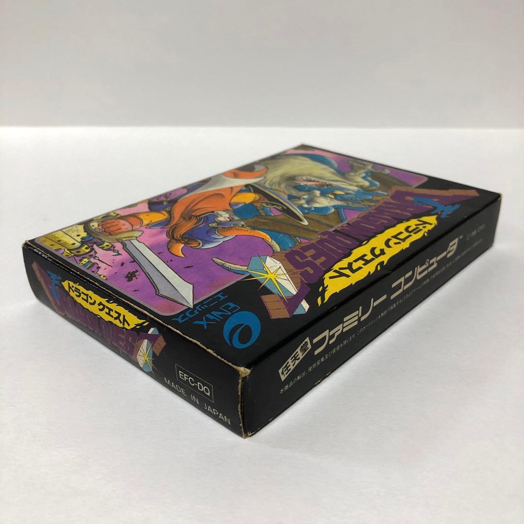 任天堂ファミコン用カセット ENIX ドラクエ1 箱・取説・内ケース付