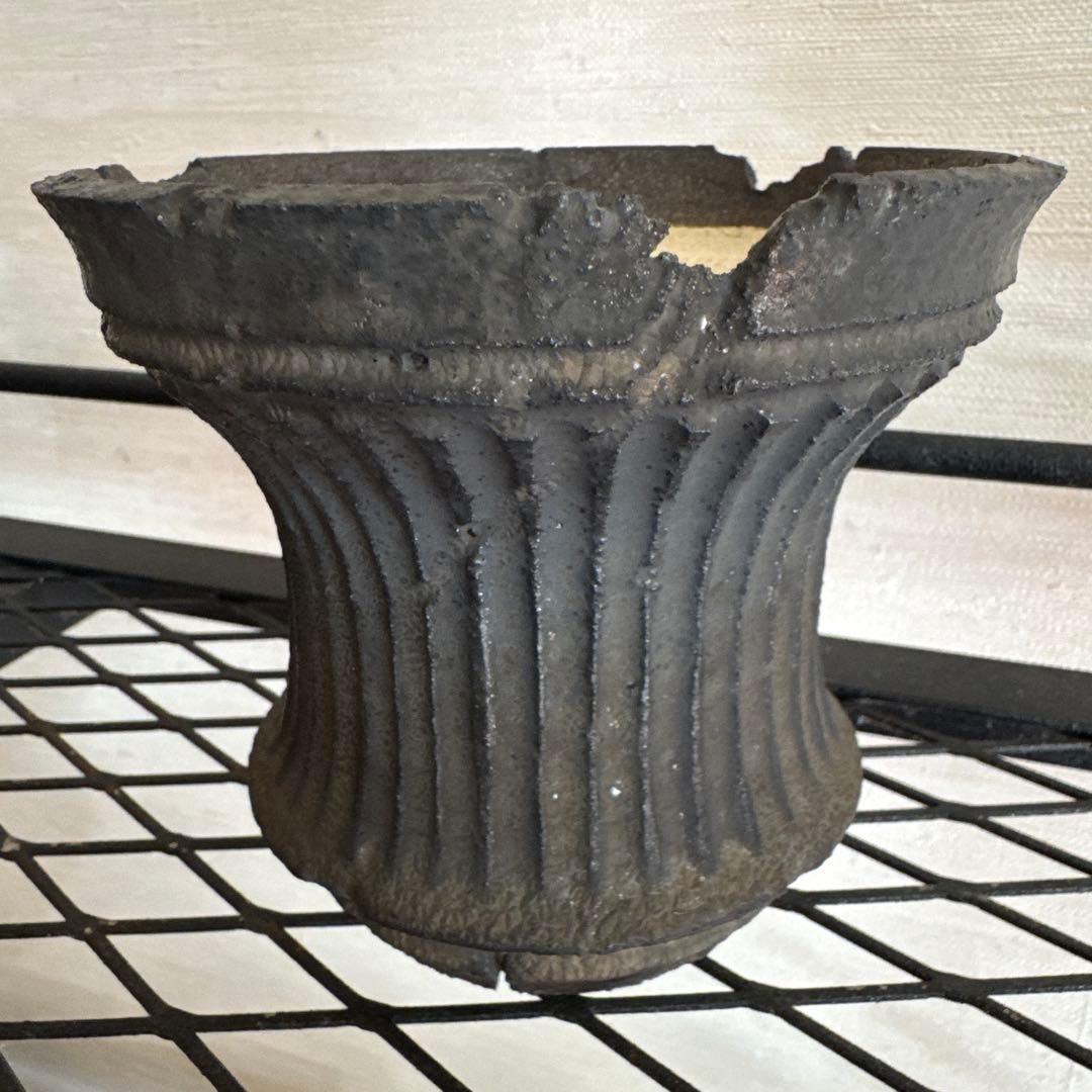 美中古】小野瀬一しのぎ/クラック鉢 初期作品 - メルカリ