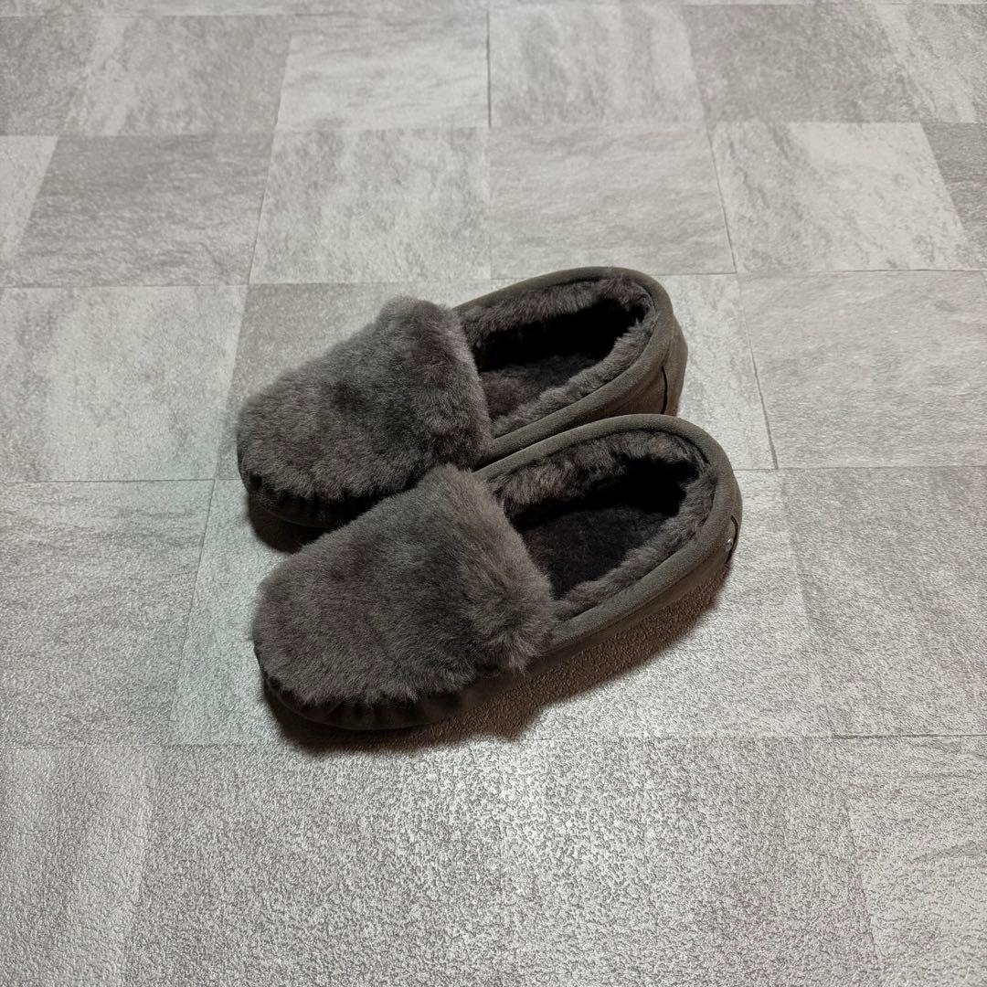 EMU Australia ムートン モカシン ケアンズ 24cm チャコール