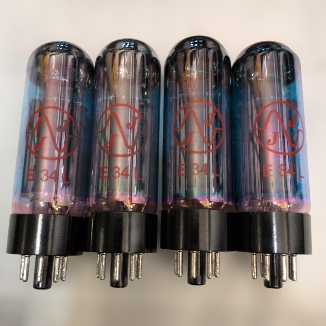 JJ E34L BLUE 中古真空管 4本セット - メルカリ
