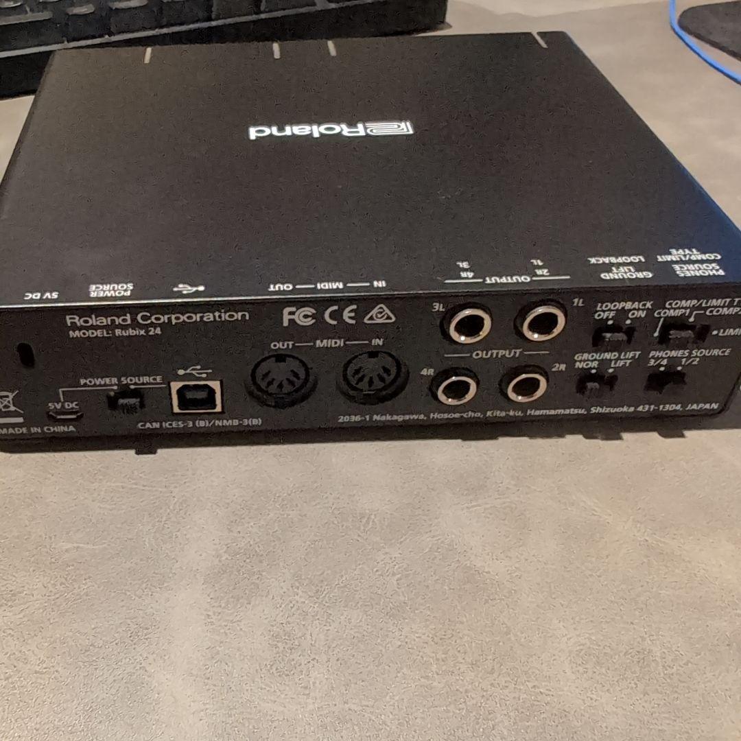 Roland Rubix24 とaudio-technica AT2020