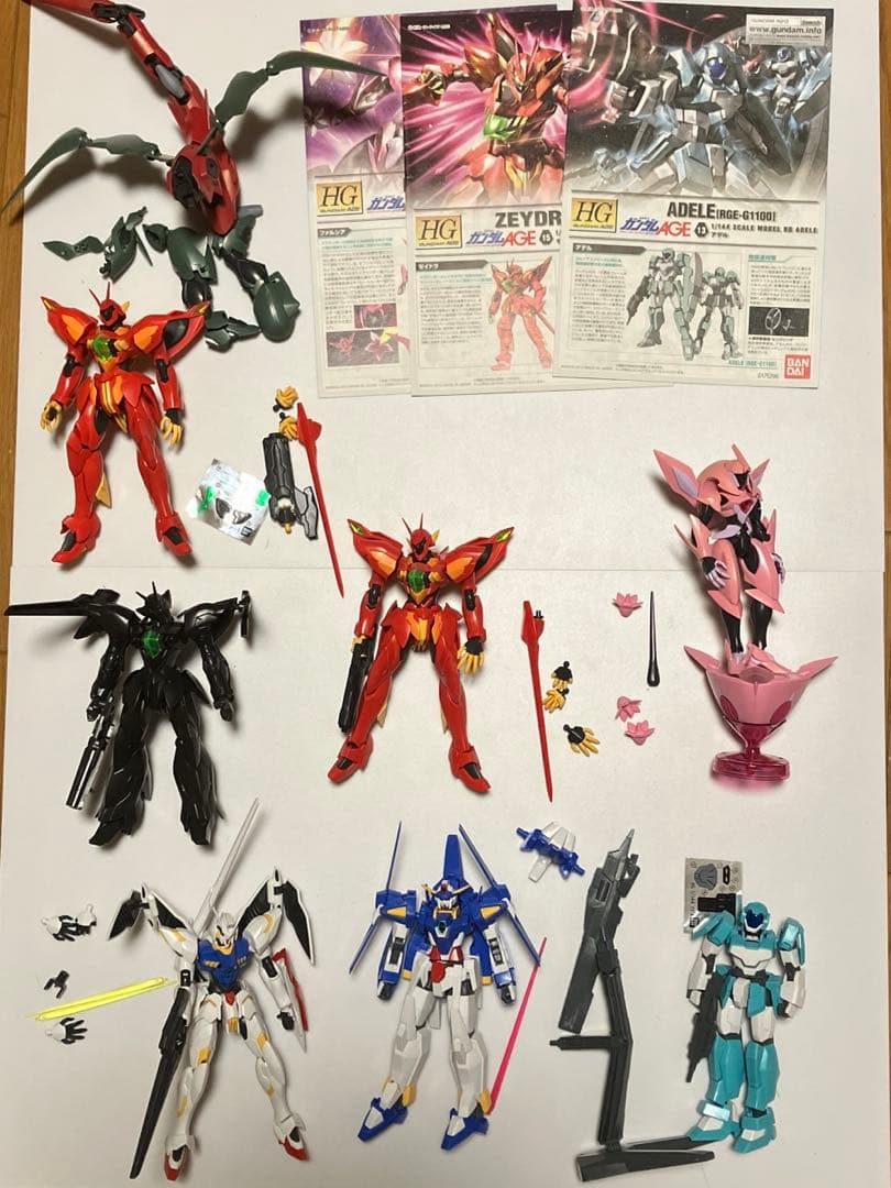 バンダイ ガンプラ ジャンク HG ガンダムAGEシリーズ まとめてセット② HG AGEシリーズ ガンプラまとめ売り ジャンクの通販はau PAY