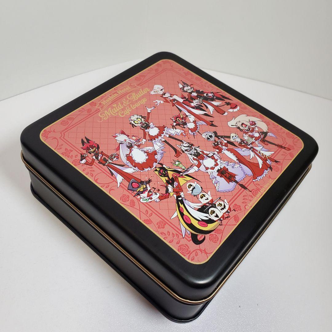 ハズビンホテル スクエア缶ケース ケース単品 アニカフェHAZBIN HOTEL