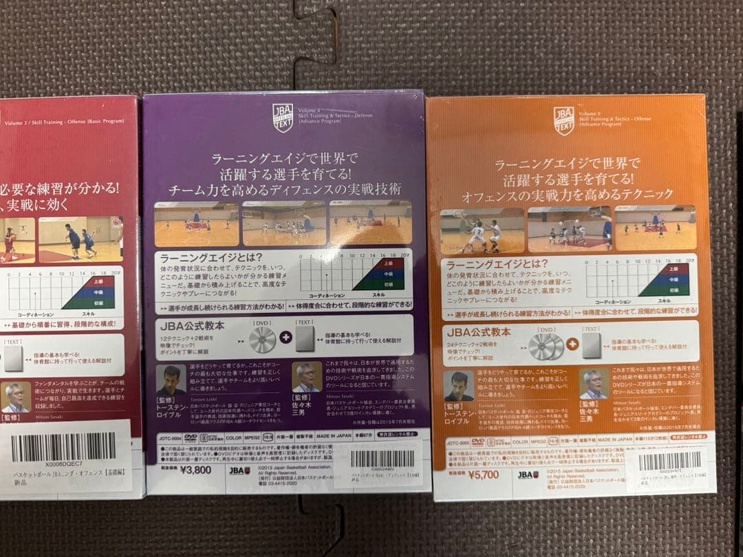 you39さん専用　　JBA公式テキストDVD 1〜5巻