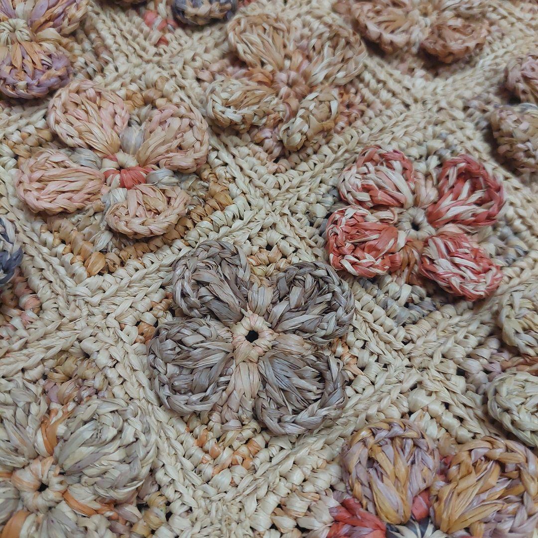 お値下げ]ソフィーディガール 大きなトートバッグ ラフィアバッグ 新品