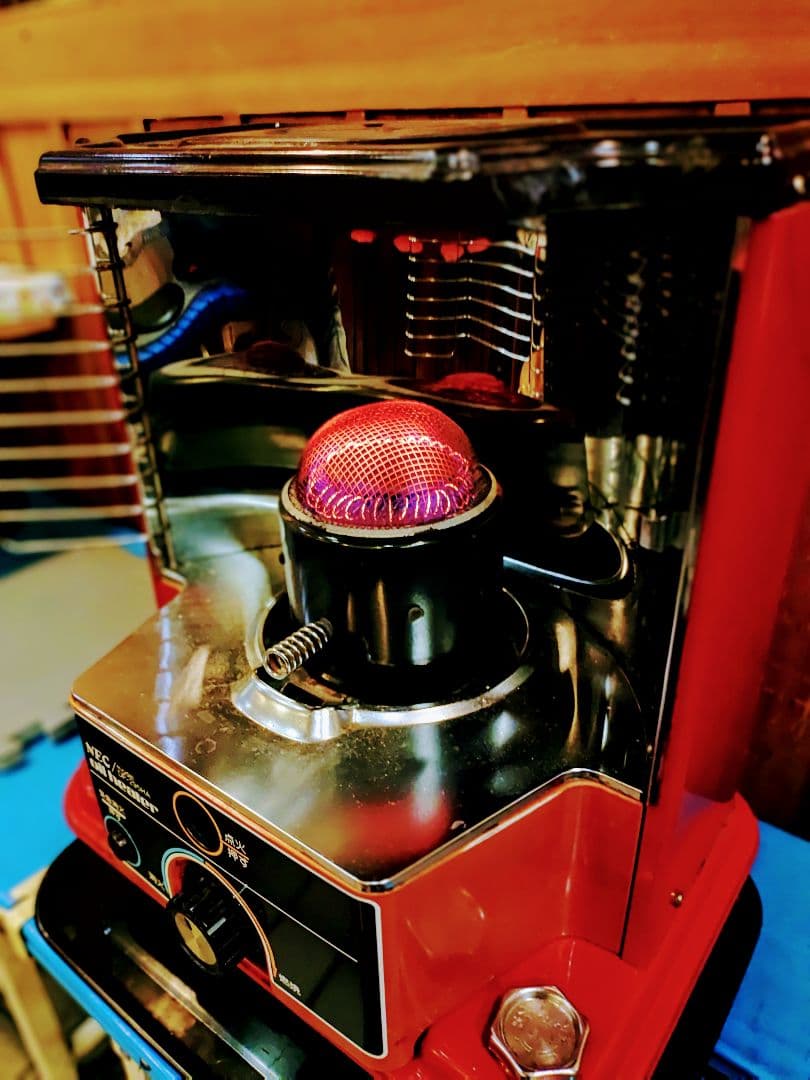 レトロ石油ストーブ NEC石油ストーブDP-295HA アウトドア 昭和レトロ