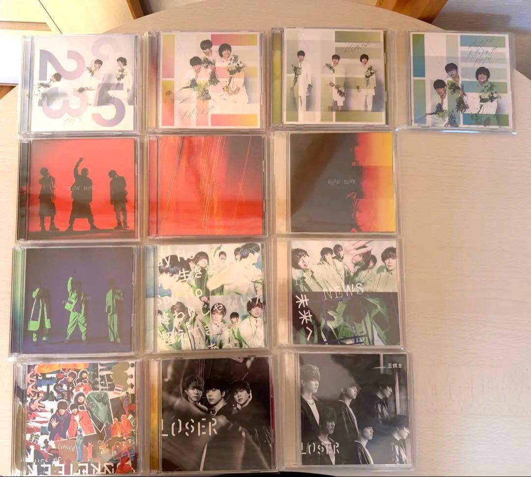 NEWS シングル まとめ売り 小山慶一郎 増田貴久 加藤シゲアキ - メルカリ