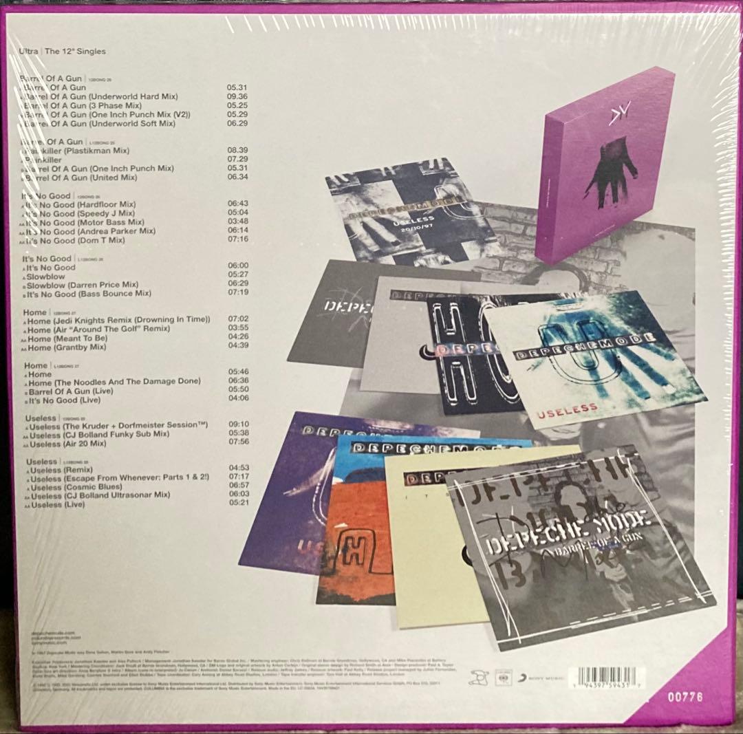 Depeche Mode - Ultra 12 Vinyl 8枚組 EURO盤