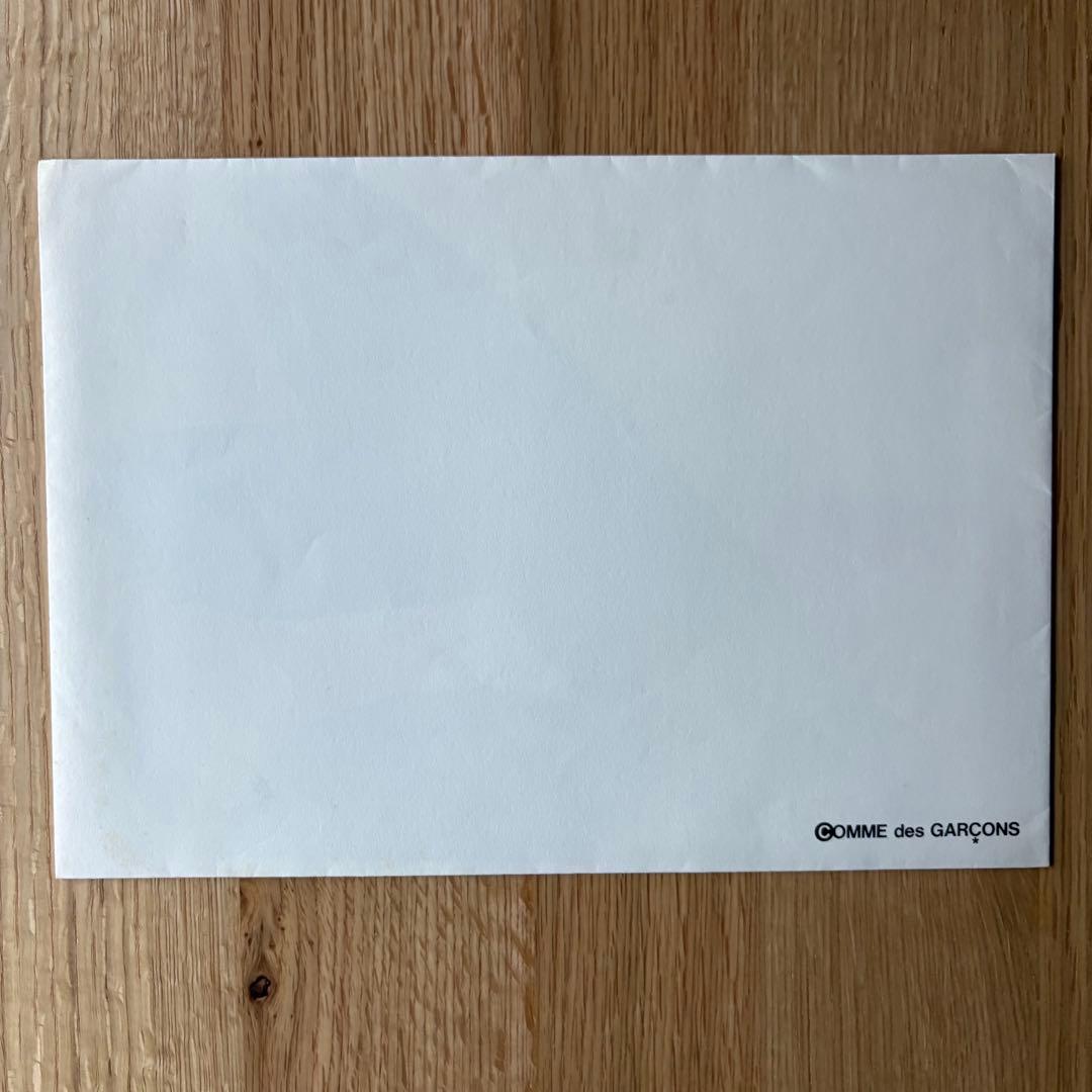 井上有一Xコムデギャルソン 1996年冬 珍しい大判タイプです 専用の封筒