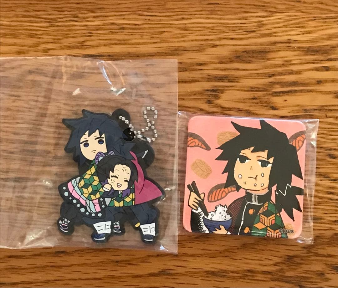 鬼滅の刃 スクエア缶バッジ 冨岡義勇 バディコレ 鮭大根 - メルカリ