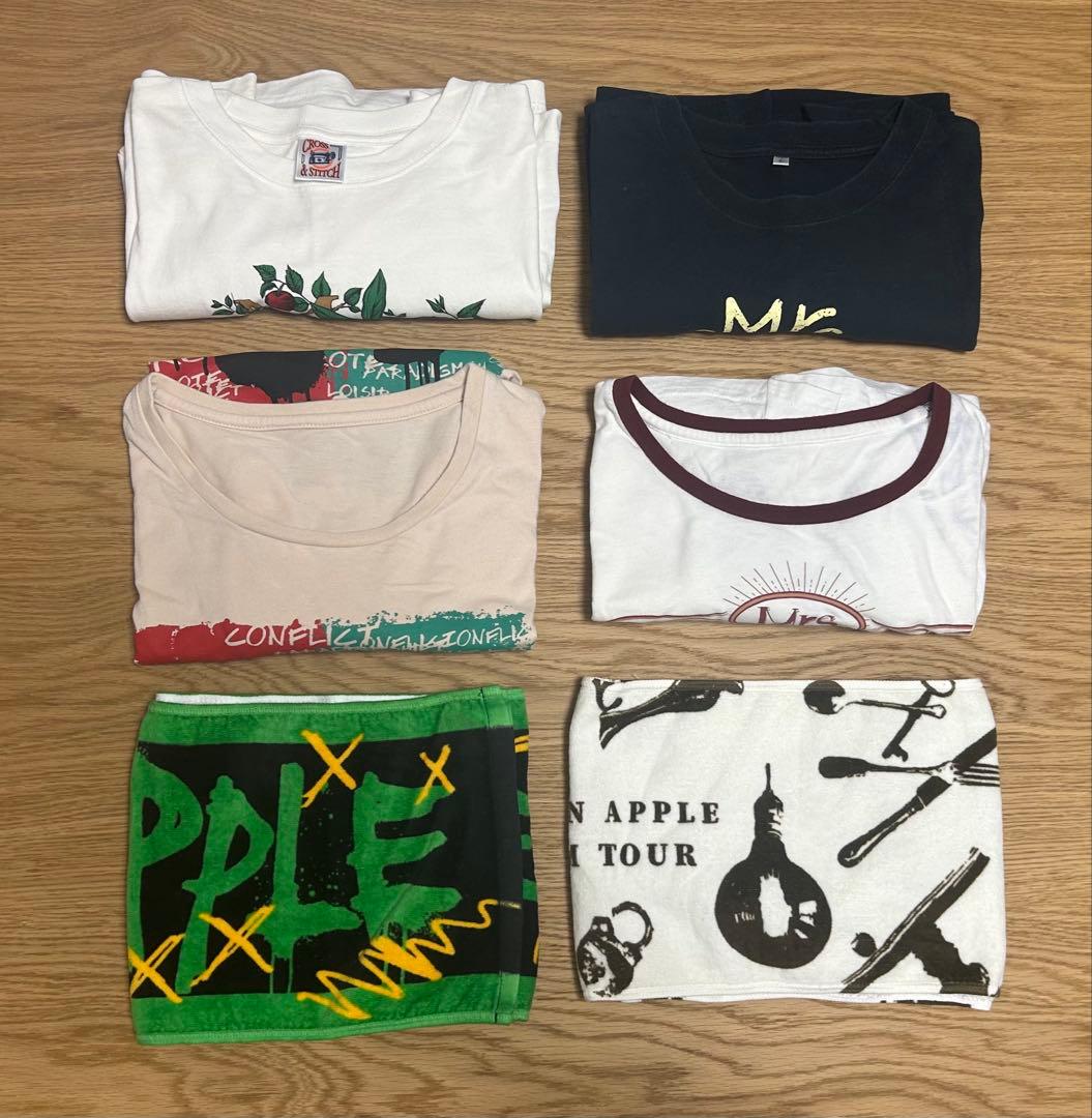 即購入OK‼️ Tシャツタオルまとめ売り6点Mrs. GREEN APPLE タレントグッズ