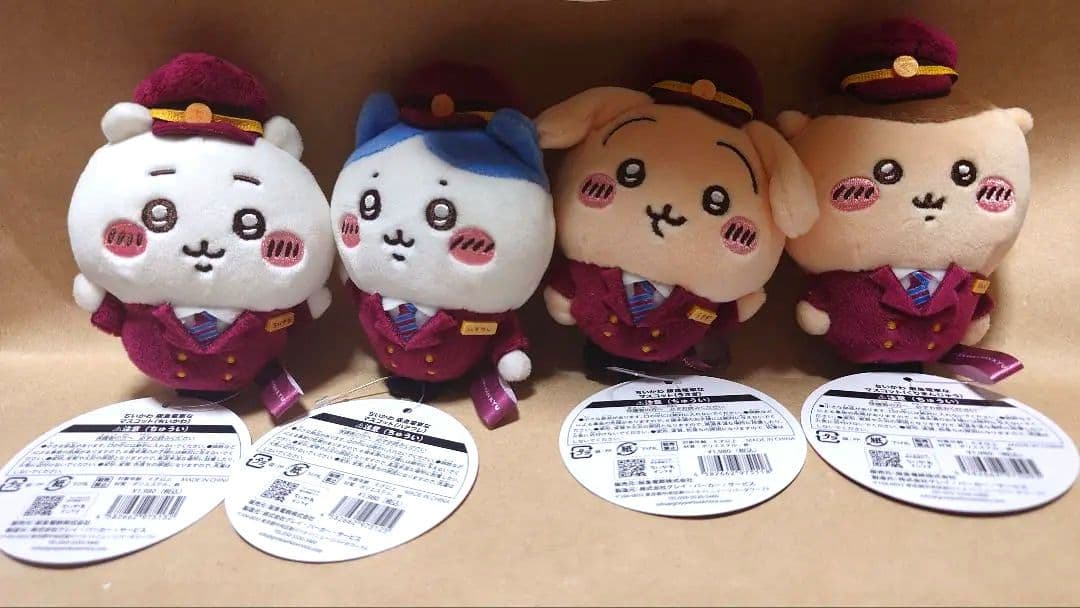美品 ちいかわ　阪急電車なマスコットセット タグ付き ちいかわ 阪急電車なマスコット（ちいかわ） | ちいかわマーケット