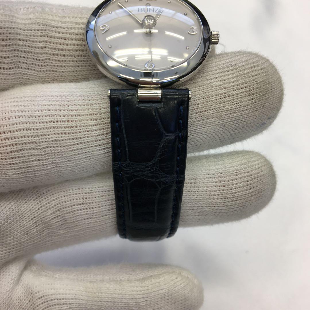 ブンツ BUNZ 1Pダイヤ 0.07ct クォーツ レディース腕時計