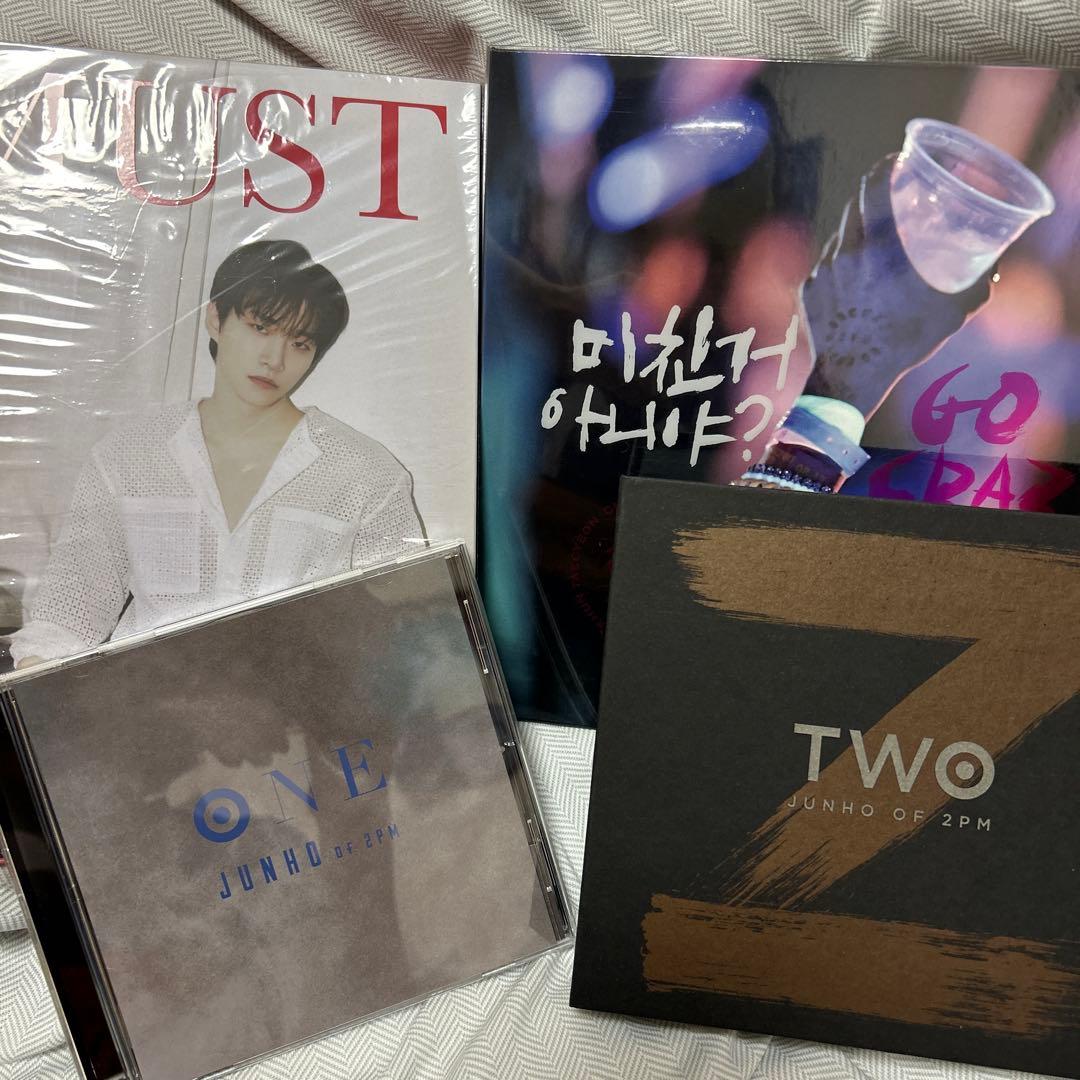 2PM ジュノ CDセット 2PM.ジュノ、CD未使用CAN I+特典セットカード、シール、ファイル