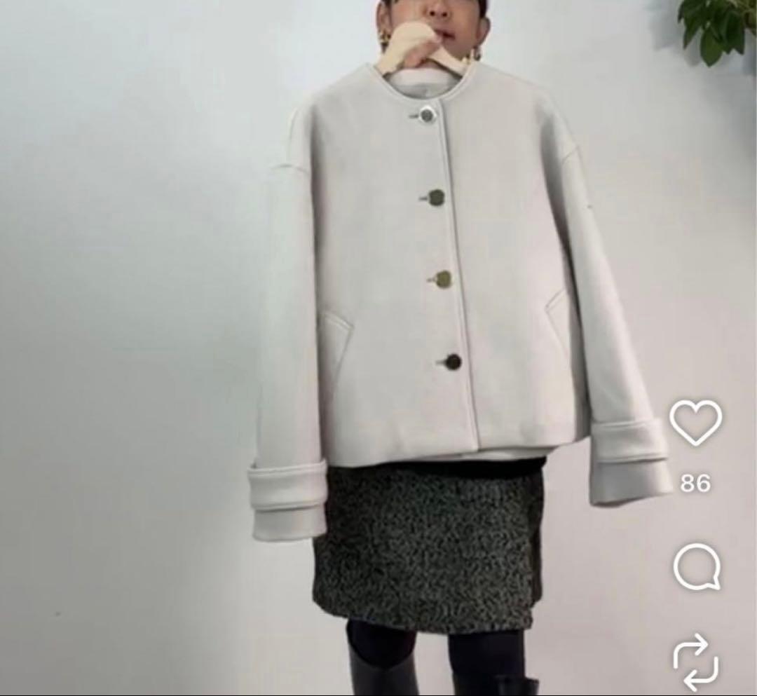 アルページュストーリー メルトン ショート コート M イエナ