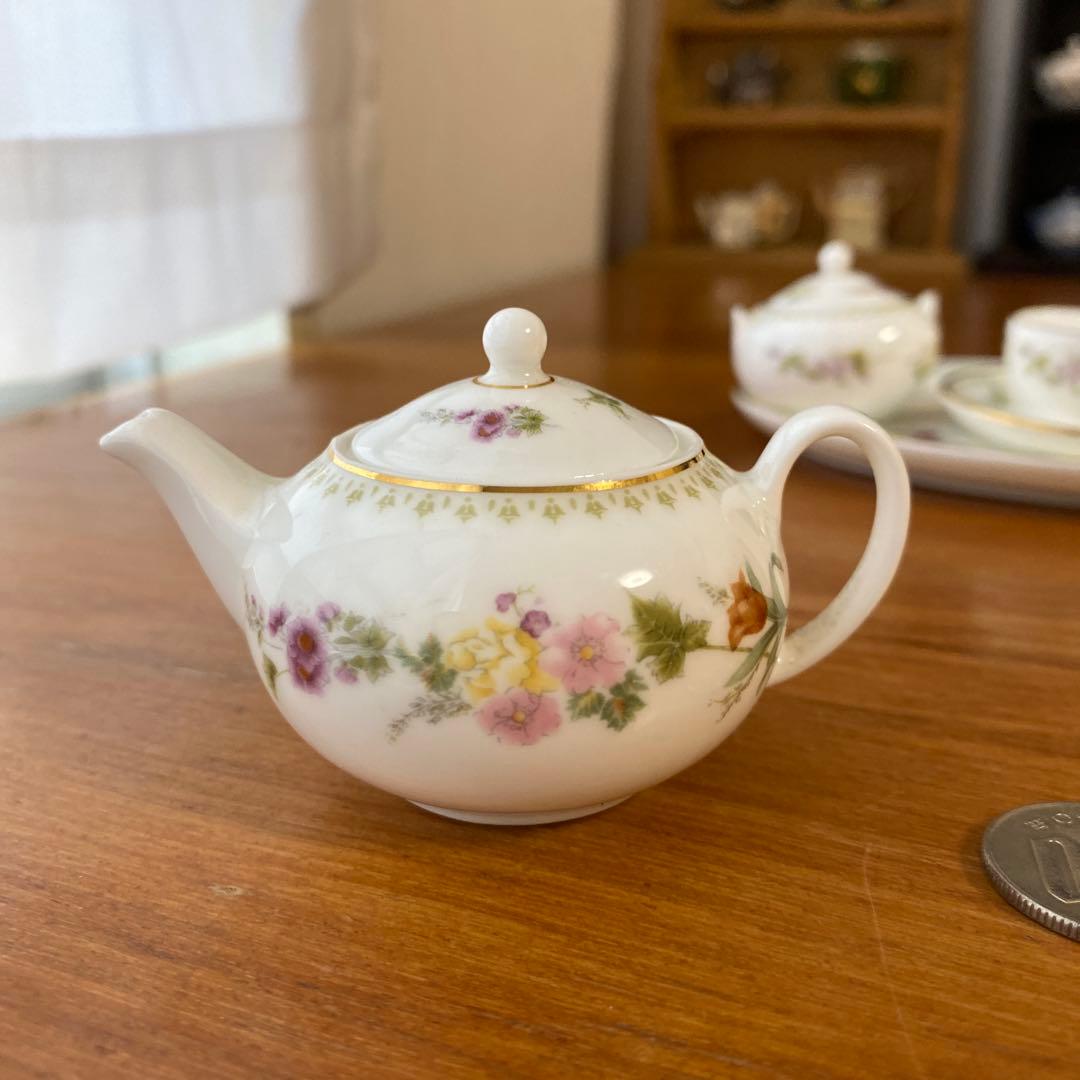 ウェッジウッド ミラベル ミニチュア ティーセット コーヒーセット