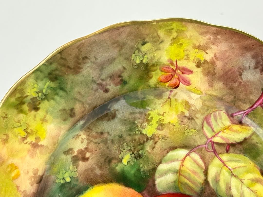 ロイヤル ウースター ペインテッド フルーツ プレートR7112332 - メルカリ