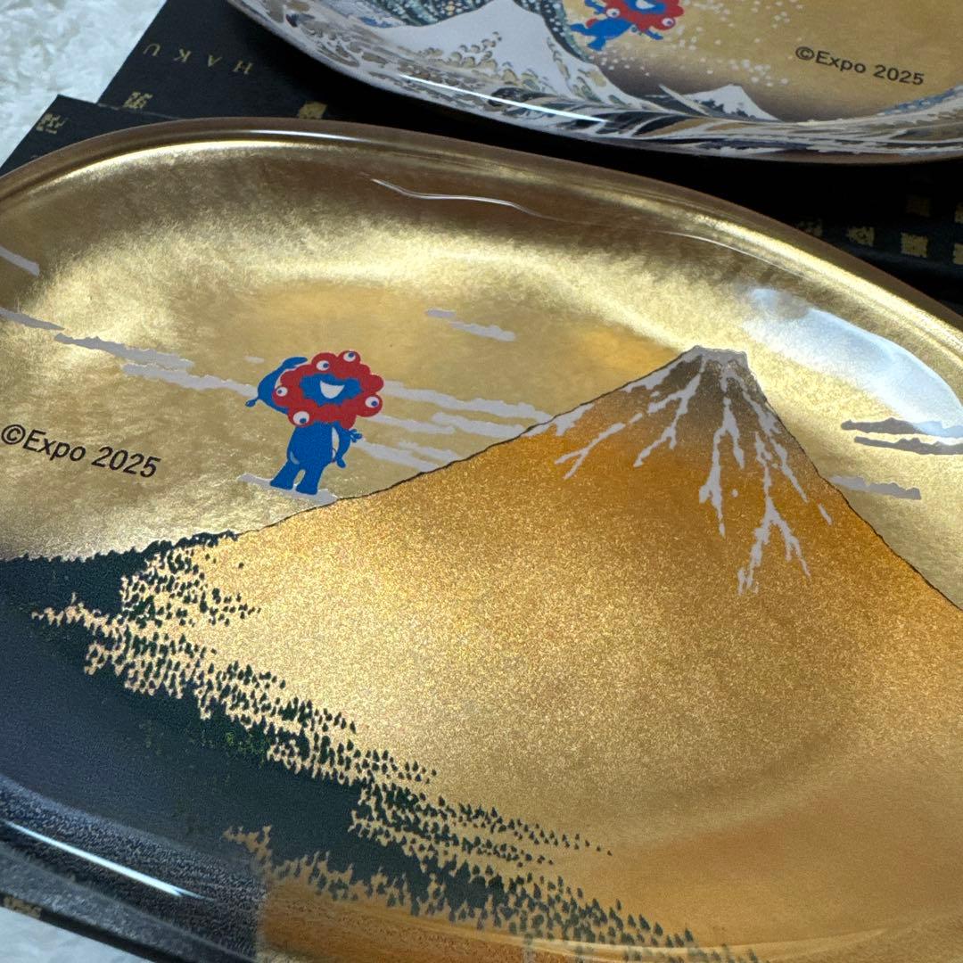 大阪万博 会場限定】箔一 ミャクミャク 金沢 大阪万博 北斎 箔名画 お