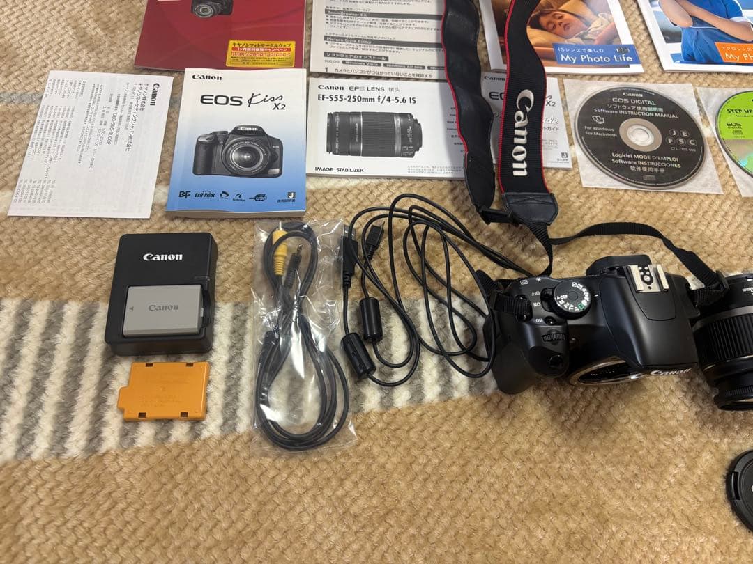 《極美品》Canon EOS kiss x2 ダブルズームキットセット