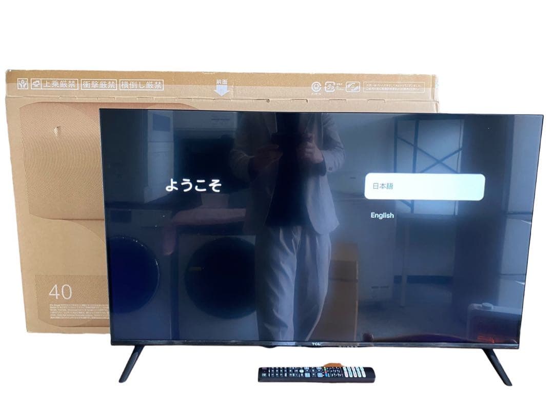 ★【極美品】TCL 液晶カラーテレビ 40S5400 2025年製 TCL テレビ 40型 フルHD 液晶 40S5400 ベゼルレスデザイン ネット動画