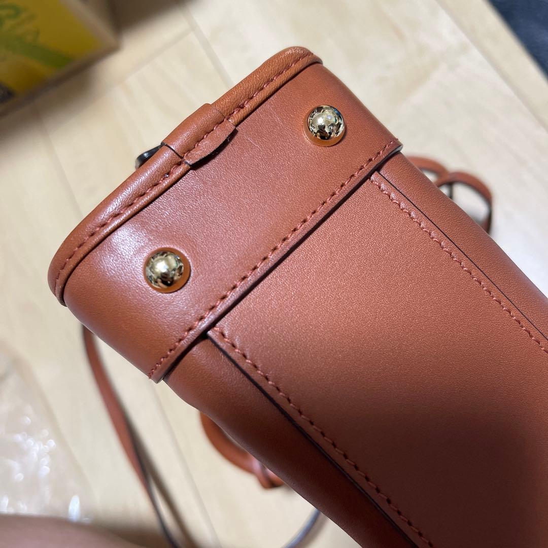 LOEWE AMAZONA 23 BAG ブリックレッド 中古 - メルカリ