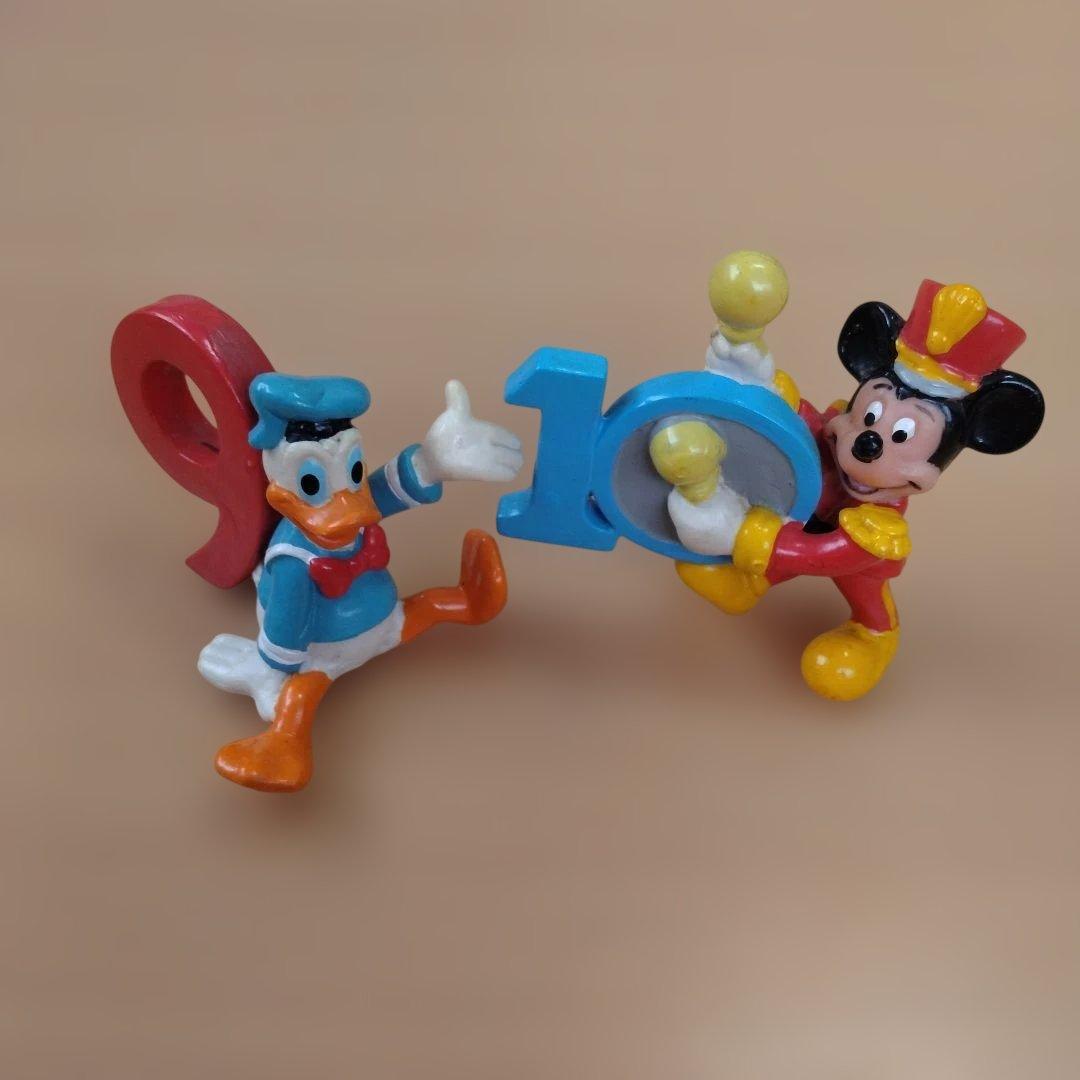 ディズニー仲間たち 数字フィギュア ソフビ レトロ レア - メルカリ