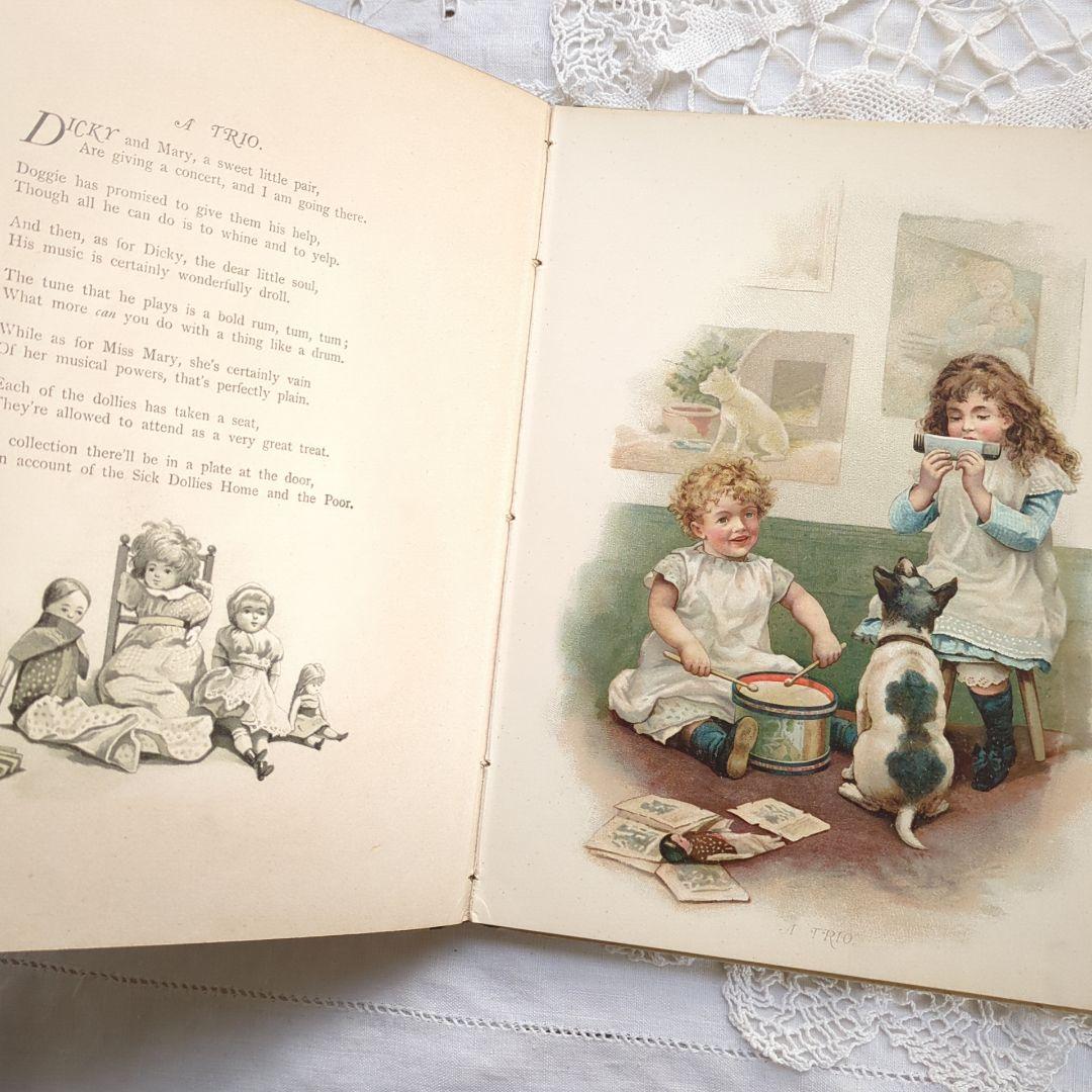 超稀少1888ハリエットベネット絵本 洋書 児童書 アンティーク