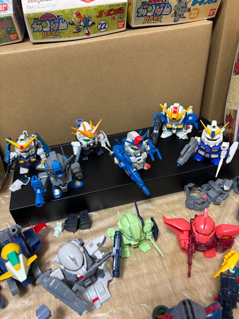 完成品 昭和BB戦士 SDガンダム 16体まとめ売り 箱、説明書、ランナー等