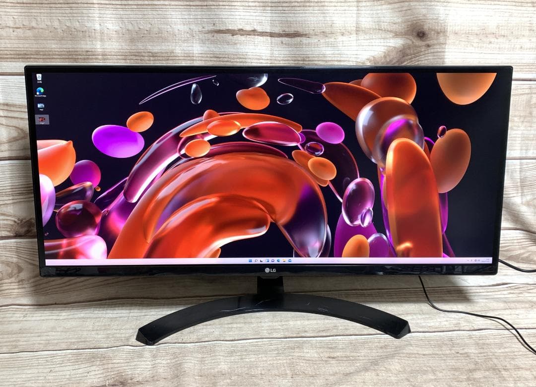 LG 34型ウルトラワイド QHD IPS液晶 HDMI DP 34WN650