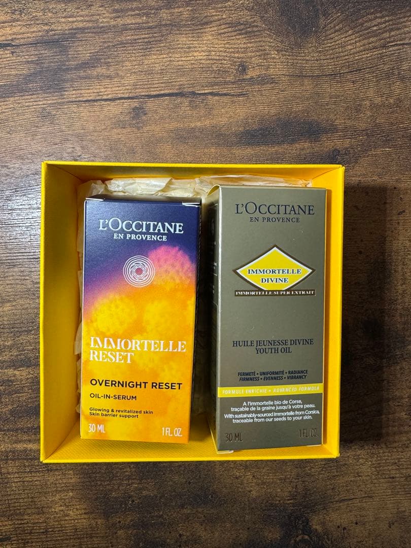 L'OCCITANE IMMORTELLE 美容液セット Immortelle Overnight Reset Oil-in-Serum 1 fl. oz | L'Occitane en