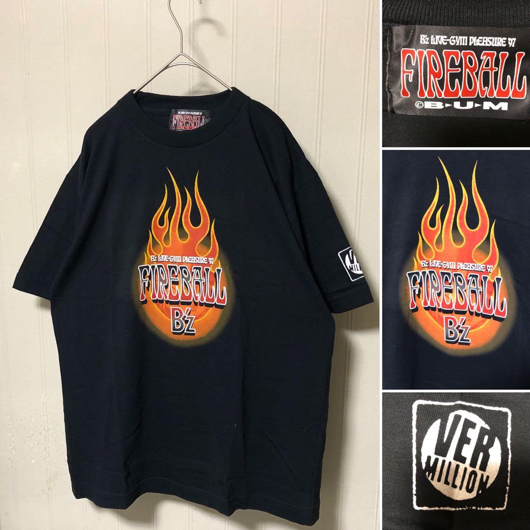 B'z LIVE GYM PLEASURE '97 FIREBALL Tシャツ - メルカリ