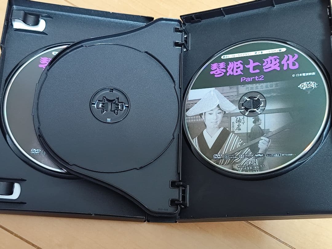 琴姫七変化 DVDボックス Part1・Part2　箱に傷有り