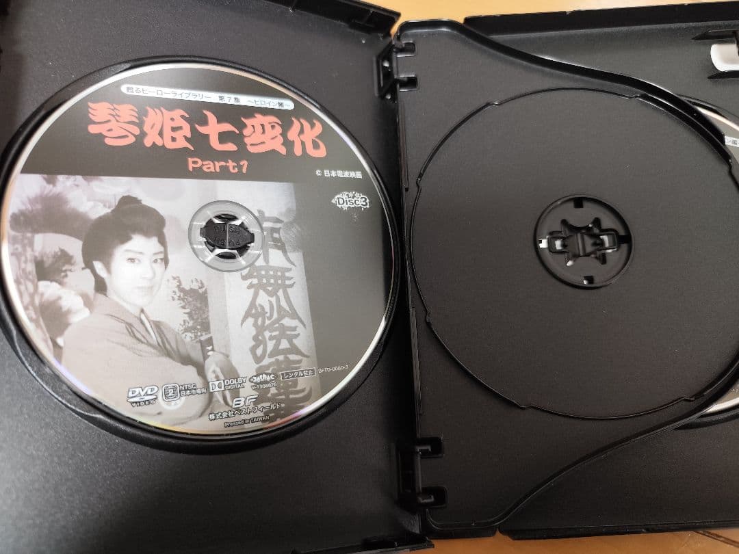 琴姫七変化 DVDボックス Part1・Part2　箱に傷有り